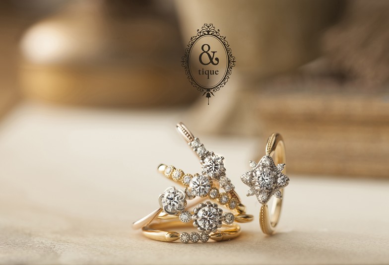 【動画】アンティーク調がおしゃれで可愛い婚約・結婚指輪ブランド『アンティック』人気のデザイン3選